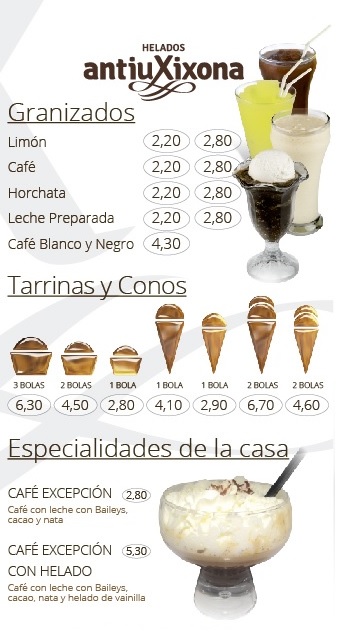 Copas de helado